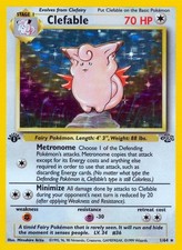 Pokemon Clefable (1/66) Jungle 1ED MP HOLO- 1st Edition on eBay