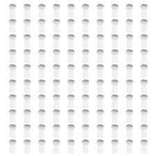 0.31" x 0.16" Cute Mushroom Beads, 100Pcs Small Glass Beads Bulk, Gray