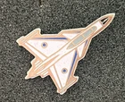 IDF Israeli Air Force Fighter Jet Pin IAF F16 Style Enamel Military Badge