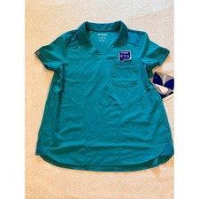 Scrubstar Women's Scrub Top Shirt Teal Blue XS V-Neck Polo Collar NWT Nurse CNA