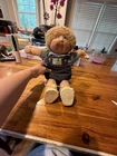 Vintage 1983 Cabbage Patch Kids Doll with Blonde Yarn Hair and Denim Overalls