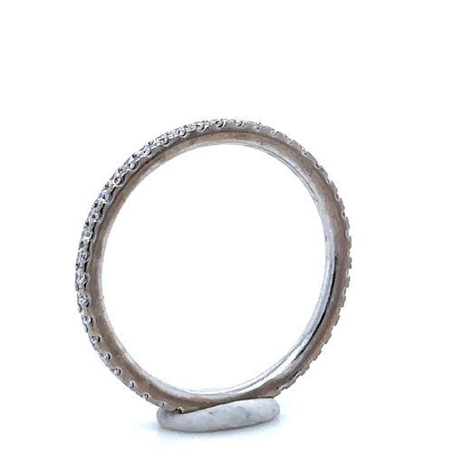 Authentic Bespoke 18ct White Gold Diamond Wedding Ring 0.34ct RRP $3,100* - Video 1 of 1