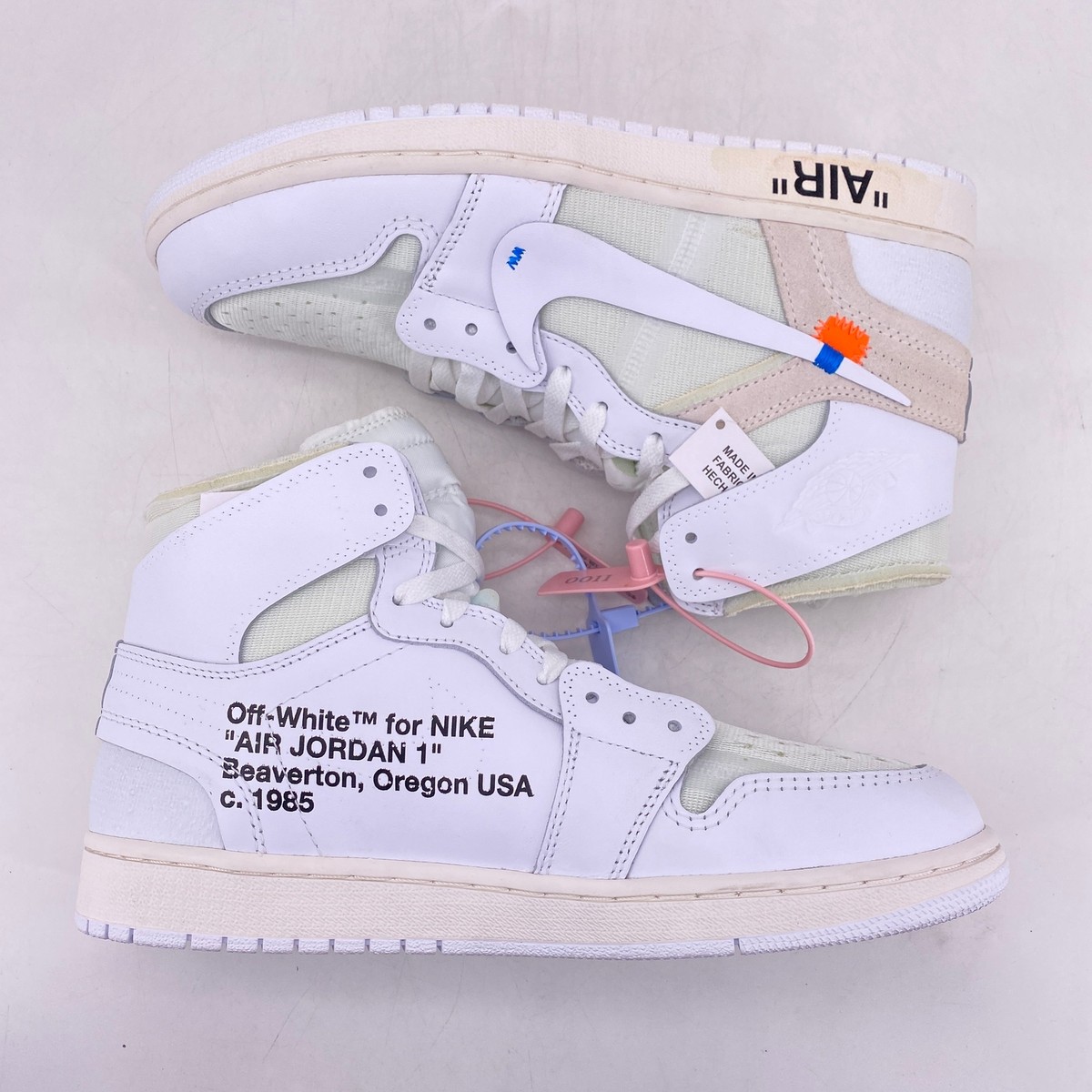 u*r様 Off-White × Nike Air Jordan 1 Retro The Ten: Air Jordan 1 Off White 'Powder Blue' Release Date