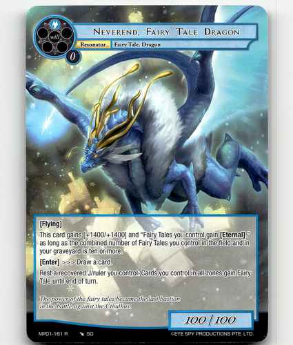 Force of Will Neverend, Fairy Tale Dragon - Masterpiece "Pilgrim-Memories"