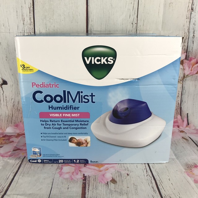Vicks Pediatric Cool Mist Humidifier Small 1 2 Gallon Capacity