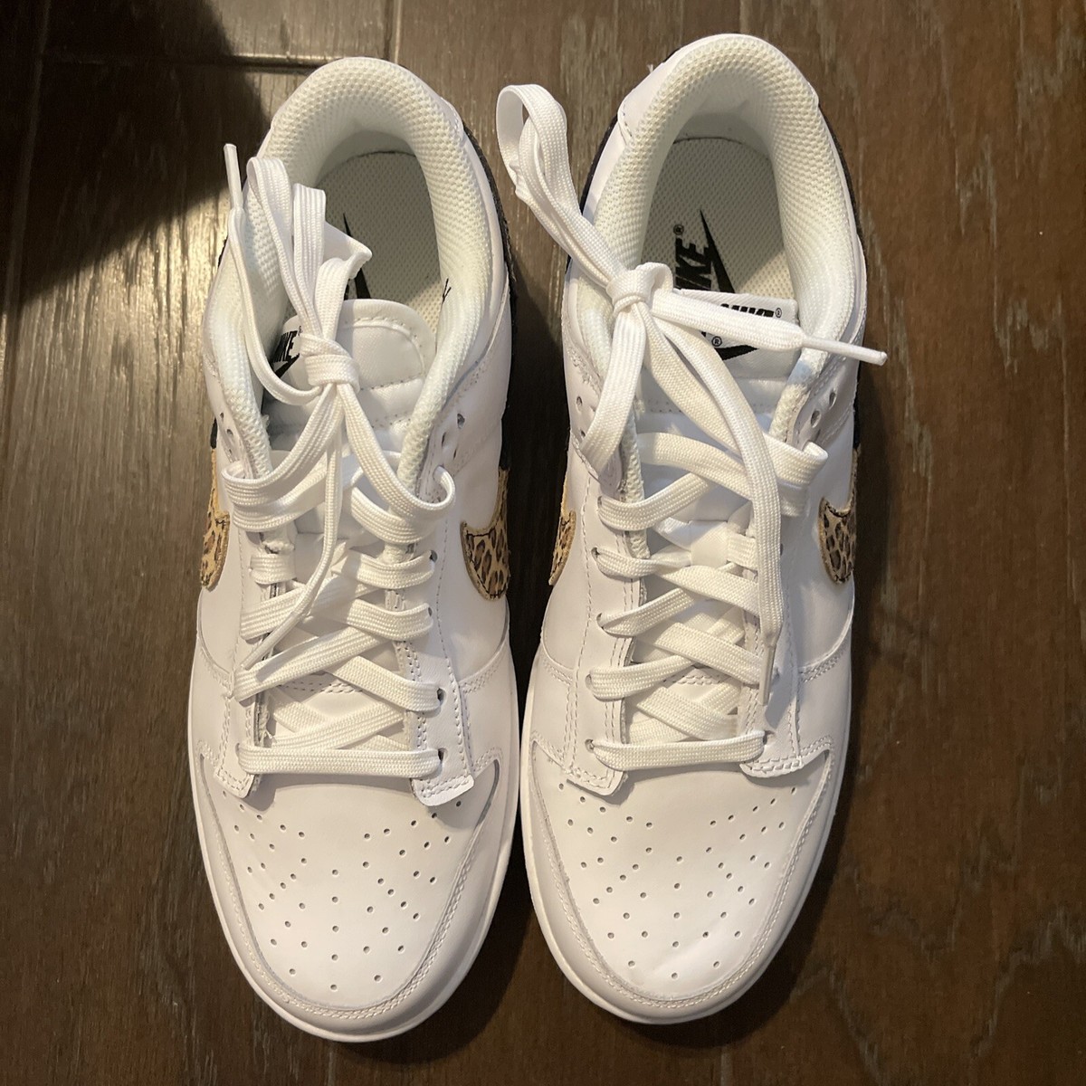 Women's Size 10 - Nike Dunk SE Low Primal White Leopard