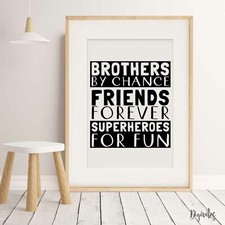 NURSERY BEDROOM CHILDREN'S WALL ART Batman superhero QUALITY art print