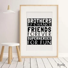 NURSERY BEDROOM CHILDREN'S WALL ART Batman superhero QUALITY art print