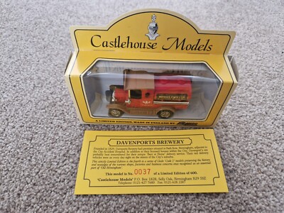 LLEDO CASTLEHOUSE CLASSIC ''DAVENPORTS BREWERY'' BEER TRUCK CODE 1 LTD EDITION