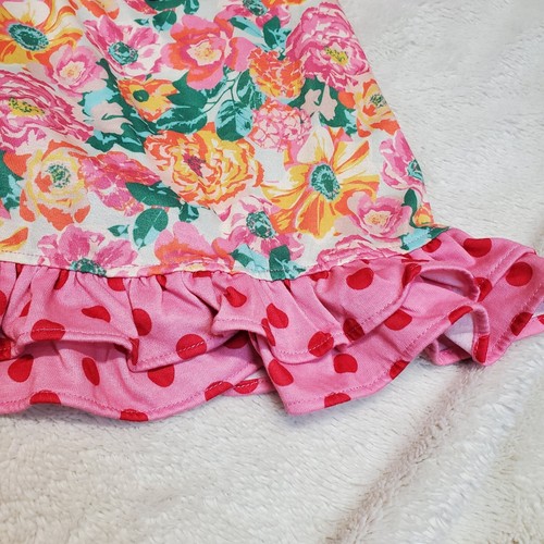 Matilda Jane Always Dreaming Floral Pink Dot PJ Nightie Nightgown Pajamas 10 - Picture 3 of 5