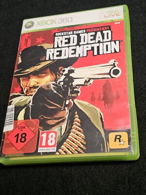 Red Dead Redemption (Microsoft Xbox 360, 2010) in OVP mit Poster