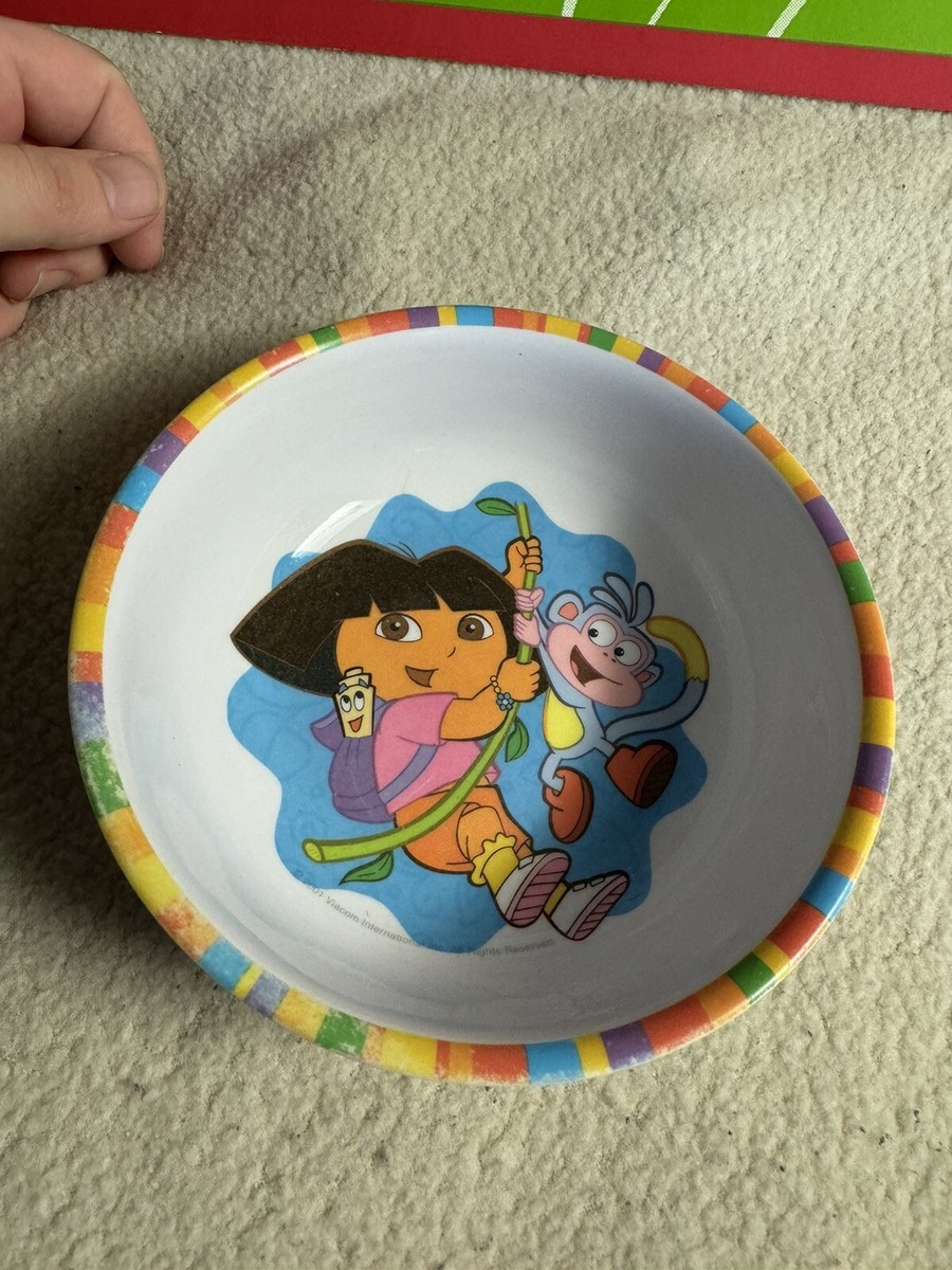 Dora Explorer & Boots Zeal Collectible Cereal Bowl And Placemat