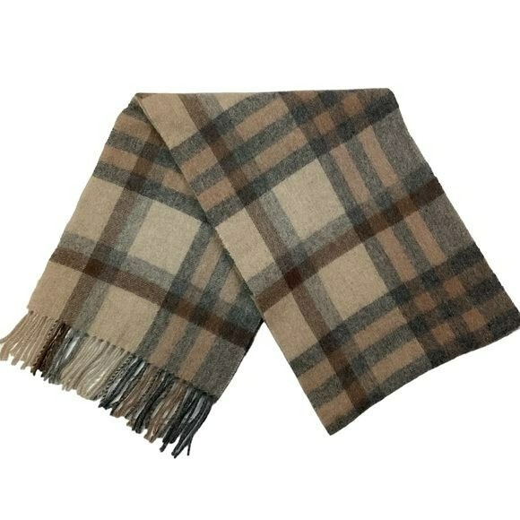 Écharpe en tartan doux 100 % laine d'agneau Kiltane Benin