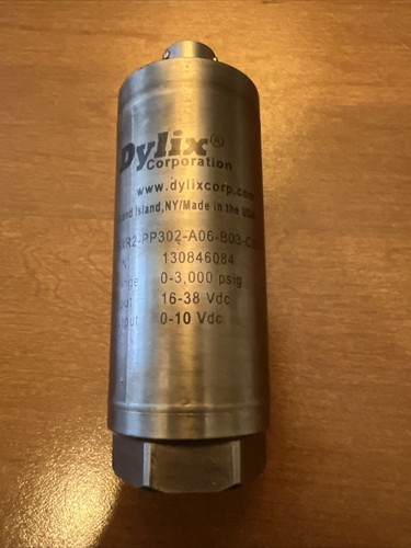 🔥DYLIX GXR2-PP302-A06-B03-C01-D10 Pressure Transducer 16-38VDC Used🇺🇸 - Picture 1 of 6