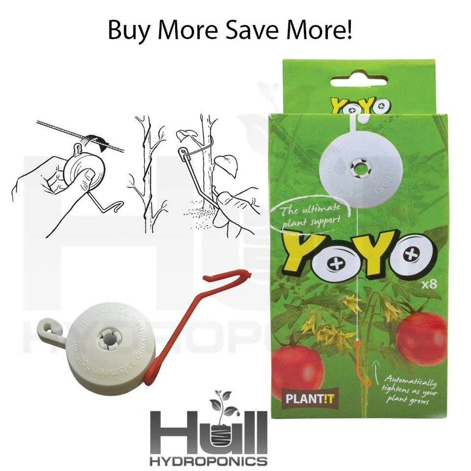 Plant!t Retractable Plant Support Hydroponics Yo Yo Hangers plantit yoyo