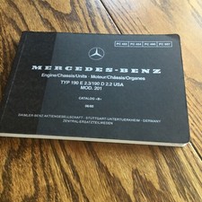 Mercedes Benz 190E W201 2.3-16 Owners Manual Book 16 Valve Cosworth  06 / 85 2.2