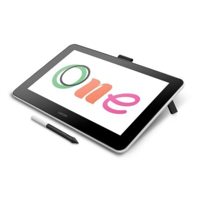 Almost Brand New - Wacom One 13.3 inch Graphics Tablet - Flint White (DTC133W0A)