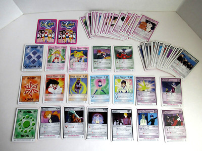 2000 Sailor Moon CCG Premiere Edition Level 1 & Sailor Scout Level 2 & Over 50+