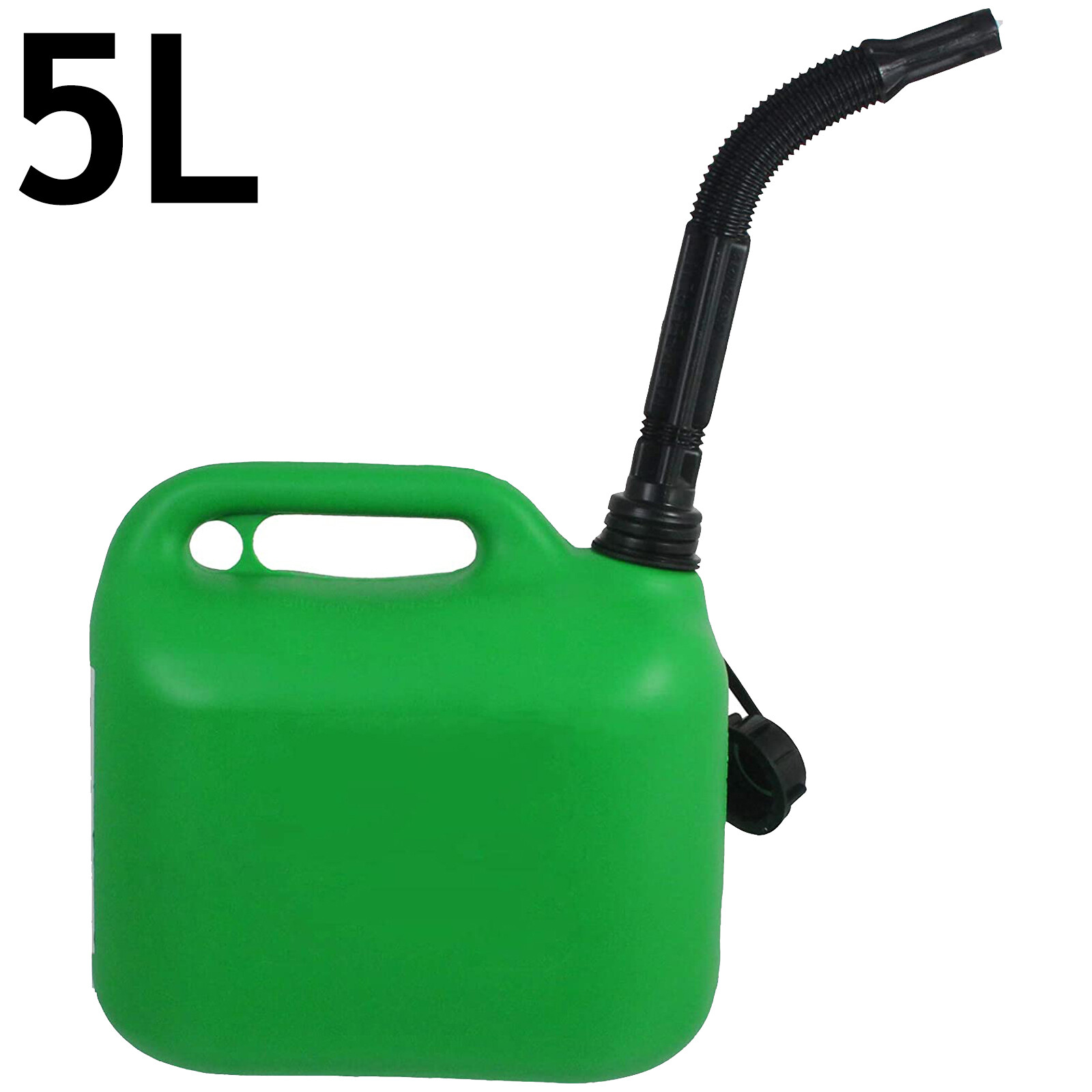 5L Jerry Can Container Flexible Spout Green 5 Litre Car Van Petrol Diesel Large