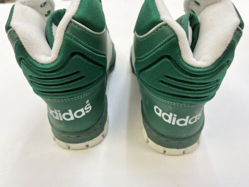 Vintage 80/90's Adidas Phantom Hi green white sz 6.5 leather men shoes. - Picture 4 of 9