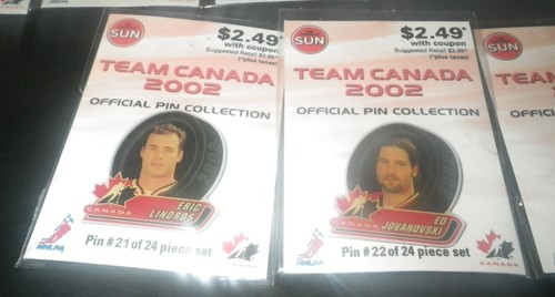 The Toronto Sun 2002 Olympic Gold Team Canada Official Pin Collection Set - Picture 8 of 11