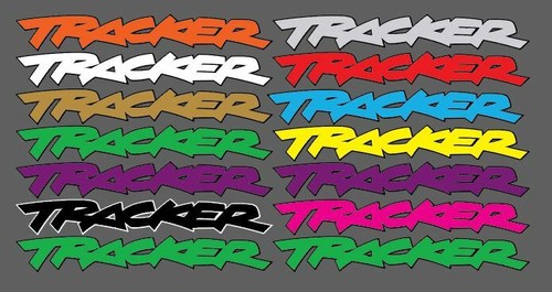 GEO + TRACKER Decals vinyl printed Graphic custom color design size free ship - Picture 6 of 30