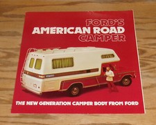 Original 1973 Ford American Road Camper Deluxe Sales Brochure 73
