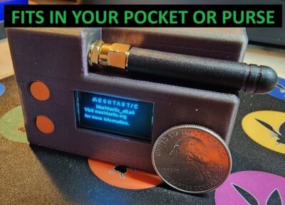 Meshtastic Heltec V3 Nodes 915MHz LoRa   3000mAh Battery, 3D Printed Case