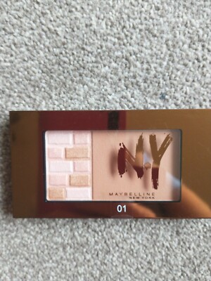 MAYBELLINE Facestudio NY Bricks Bronzer Highlighter, 01 Blondes
