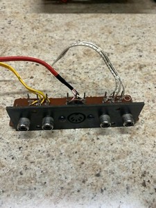 Sansui SC 3100 Cassette Deck - rear play and record connectors