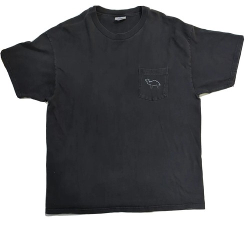 Vintage Camel Cigarettes Logo T Shirt Size XL (46-48) Black Heavyweight Hanes - Picture 10 of 21