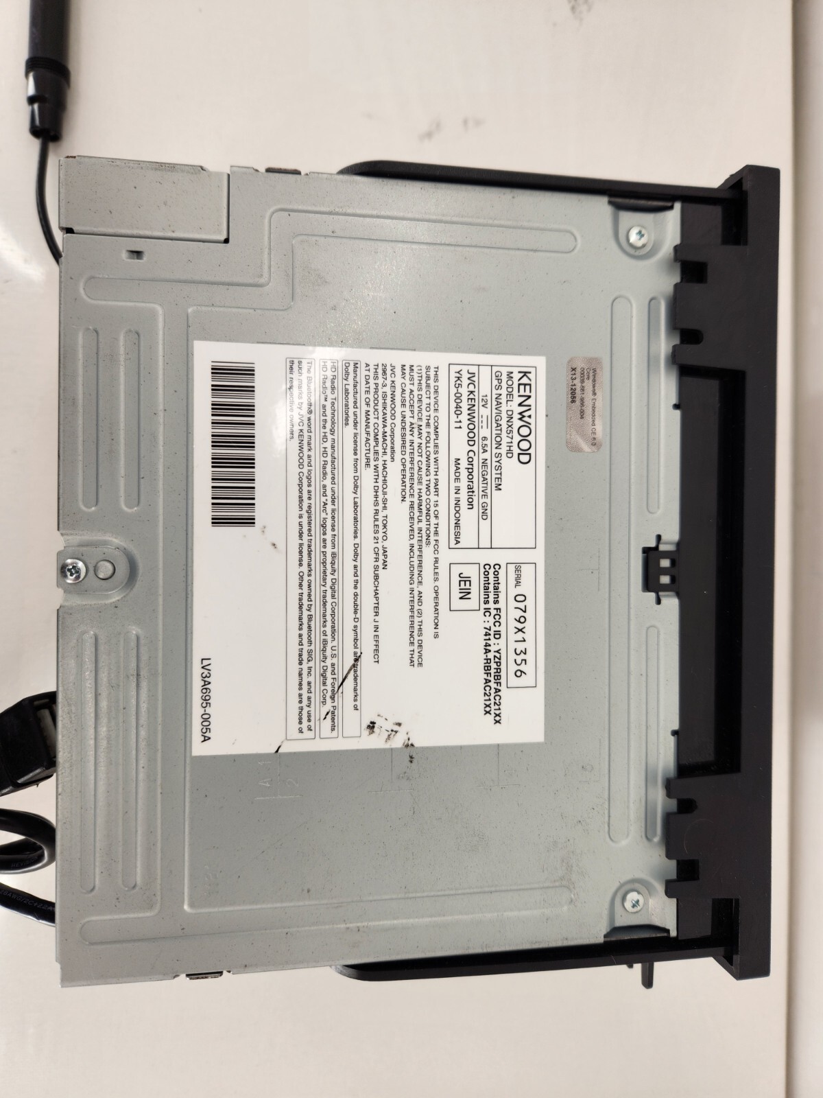 Kenwood DNX571HD GPS Navigation System Bluetooth Car Stereo + Wires eBay