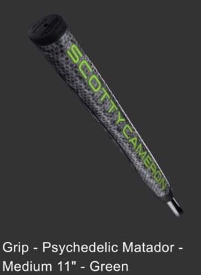 Scotty Cameron Matador Grip Medium Psychedelic Green 11