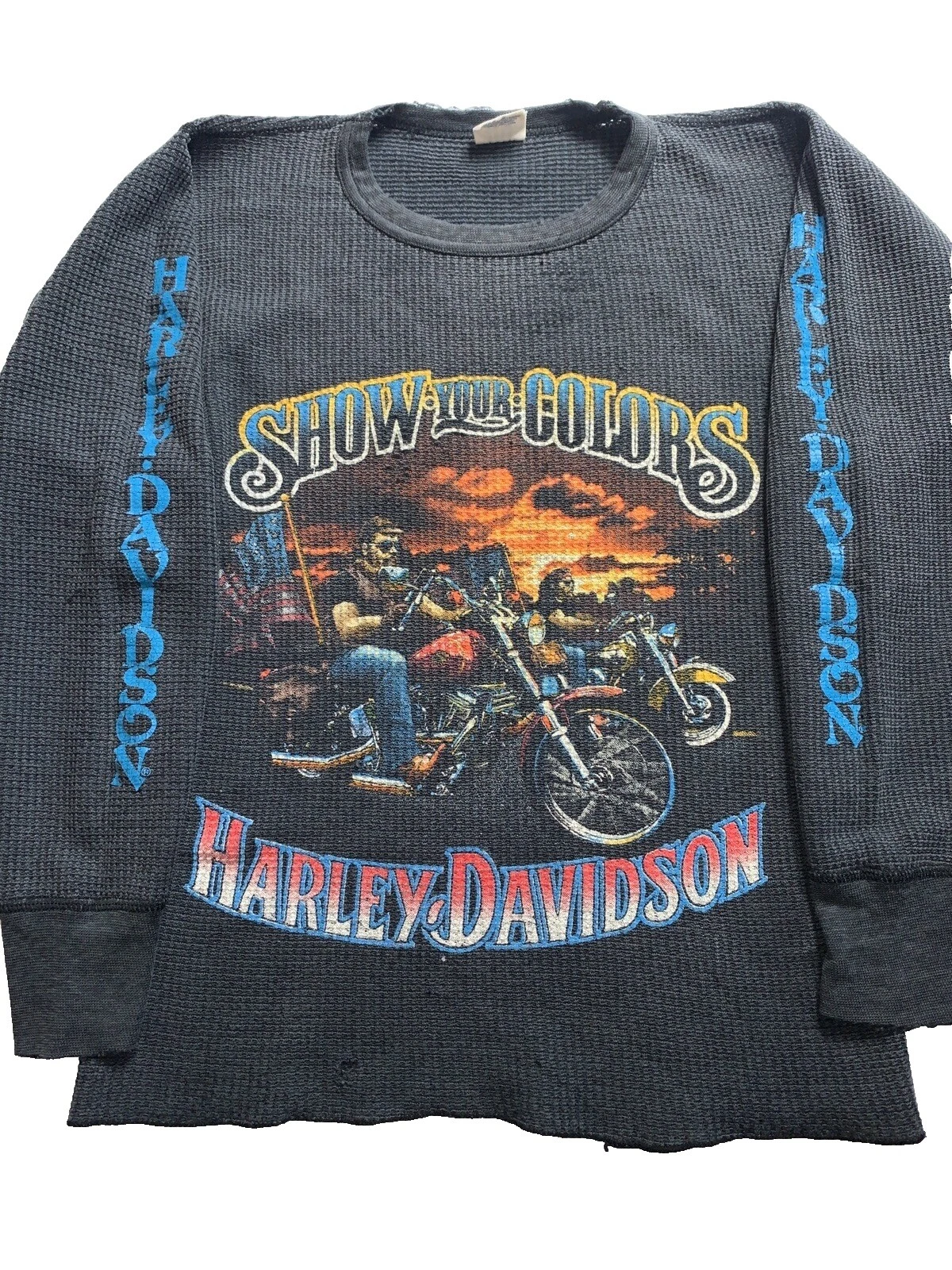 Hombres Harley-Davidson 1970s Vintage Camisetas para Hombres