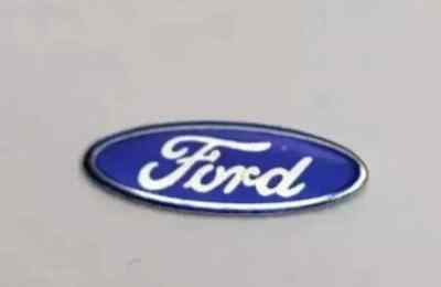 Ford Key Fob Badge | Dark Blue Emblem Sticker Logo | 26mm Wide Replacement