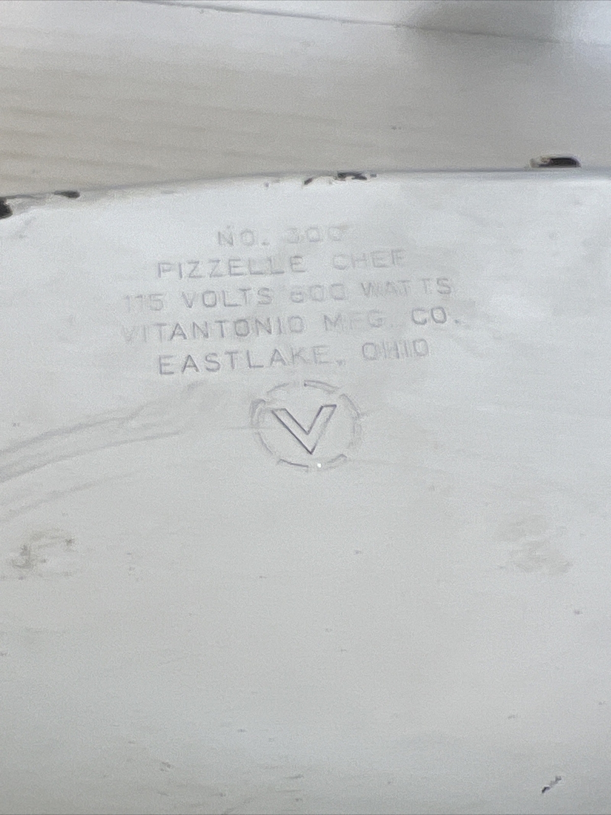 VINTAGE VITANTONIO PIZZELLE CHEF 300A ITALIAN COOKIE MAKER BAKER USA