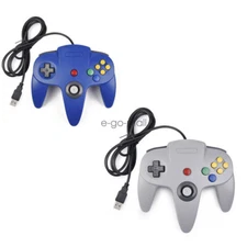 Wired USB N64 Controller PC Remote Joystick for Windows MAC System Raspberry Pi