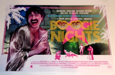 Boogie Nights '97 Paul Thomas Anderson UK QUAD Poster 19''x13'' Cult Masterpiece