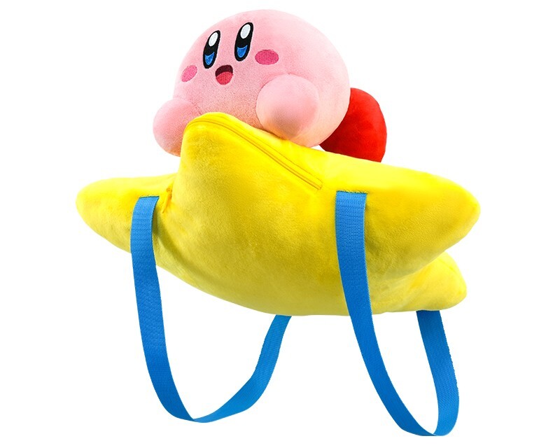 Kirby of the Stars Warp Star Plush Backpack From Japan 40cm 15.7