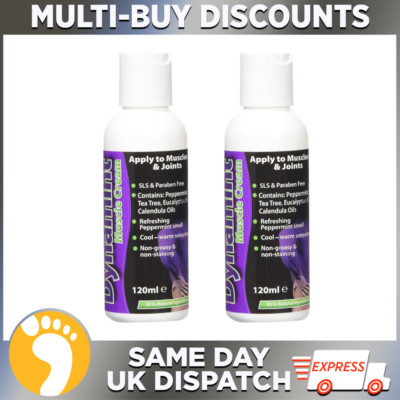 Dynamint Muskelcreme 120 ml x 2 | Muskel- & Gelenkcreme | schnelle & natürliche Linderung
