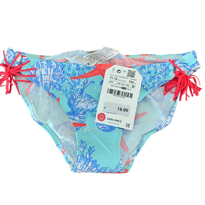 Zara Girls Kids 11-12 Years Bikini Bottoms Only swimwear *