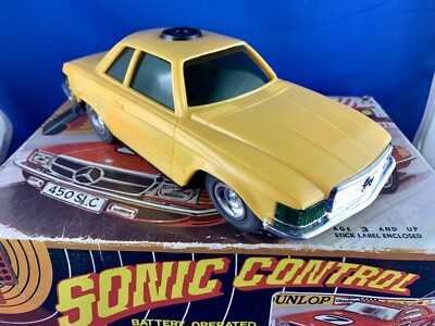 Not TAT BOXed Hong Kong #S771 Sonic Control MERCEDES 450SLC Yellow
