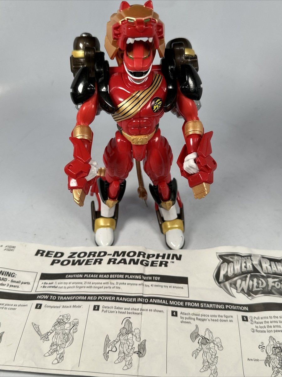 Rangers Fuerza Salvaje Power Ranger Rojo Juguete Power Rangers