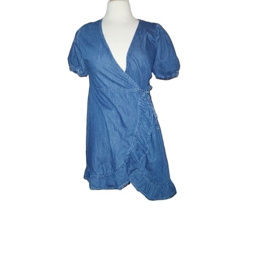 Primark Denim Dress 6 Jean Med Blue 