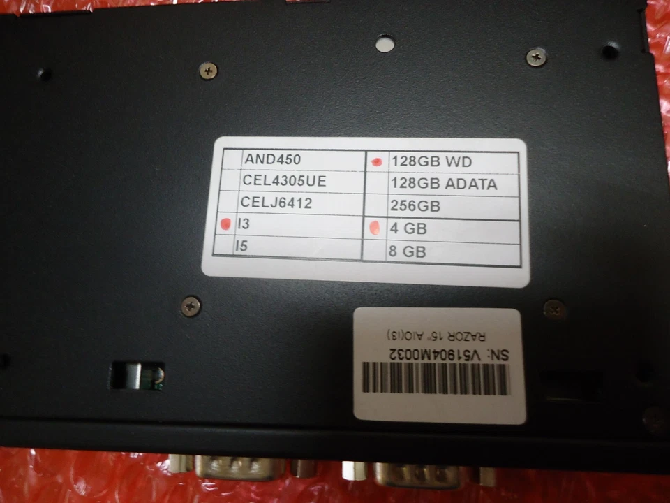 Touch Dynamic Razor PC I3 4GB RAM 128GB WD Hard Drive Windows IOT 10 OS - Image 4 of 4