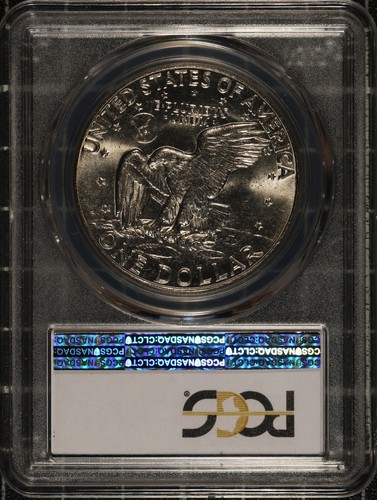 1974 D PCGS MS65 Eisenhower Ike Large Dollar US Type Coin Denver Certified - Picture 2 of 6