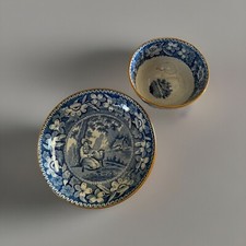 Blue Collectible Cups & Saucers 1800-1849 Time Period Manufactured