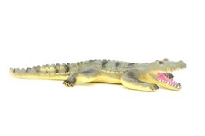Crocodile Toy Croc, Realistic Reptile, Realistic Rubber Model Figure 14" CWG151