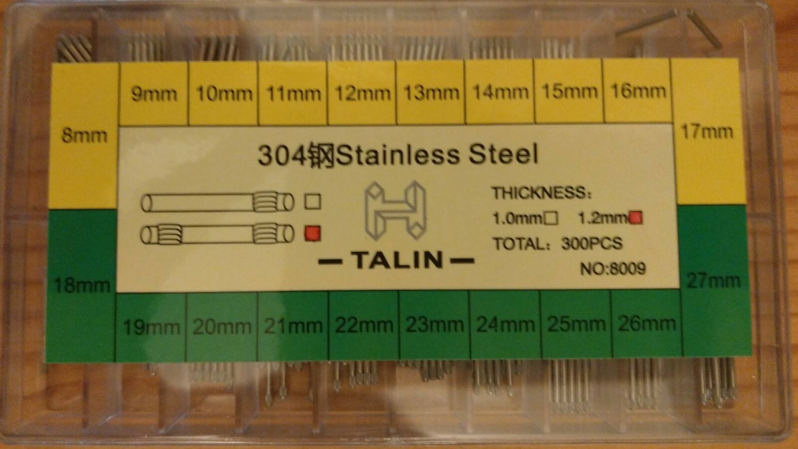 Knurled Pins Replacement For Rolex Bracelet With 20 Sizes Box Of 300