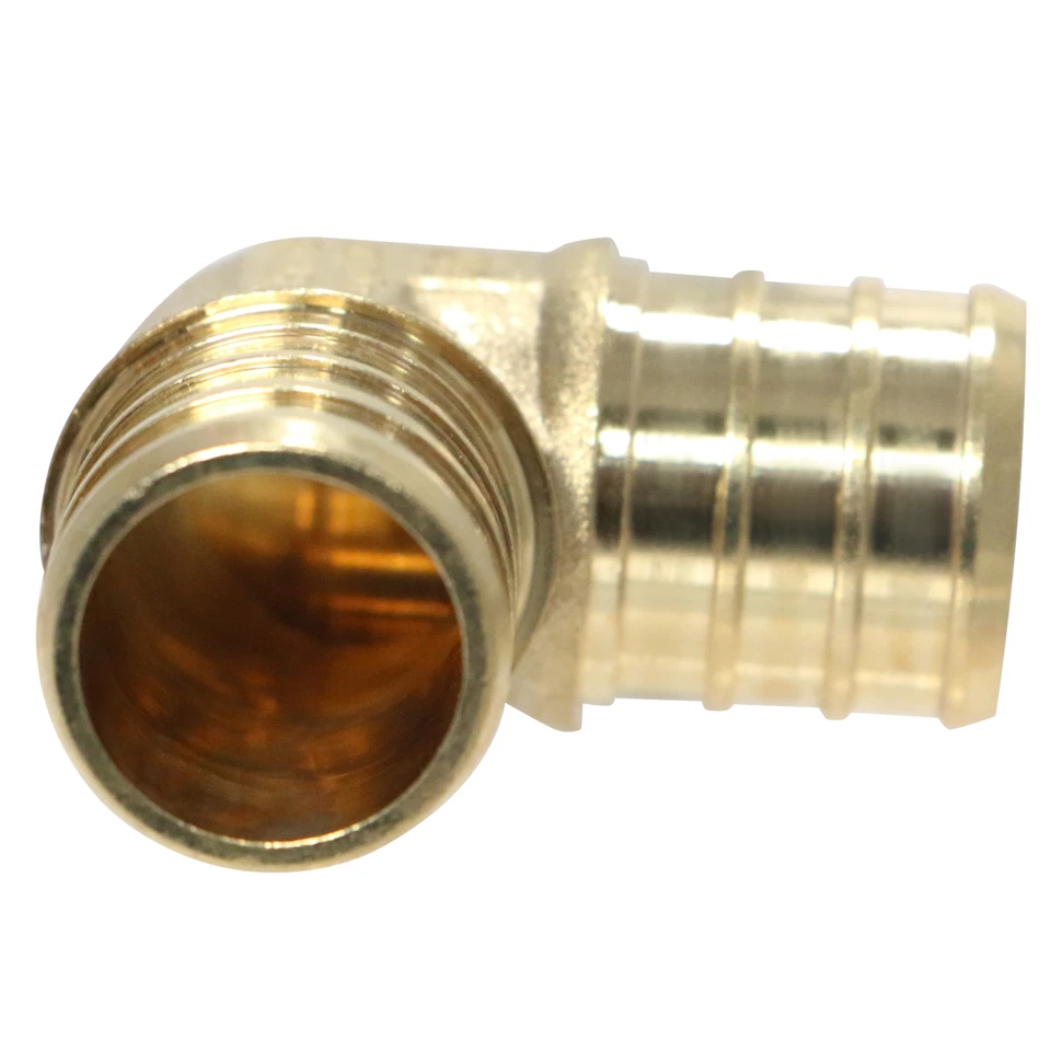 100 Piezas XFITTING 3/4" Codo Pex, Latón Sin Plomo, Accesorios de Crimpado Pex Barb Foto 4 de 4